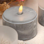 Load image into Gallery viewer, Grey Candle with Glass Top
