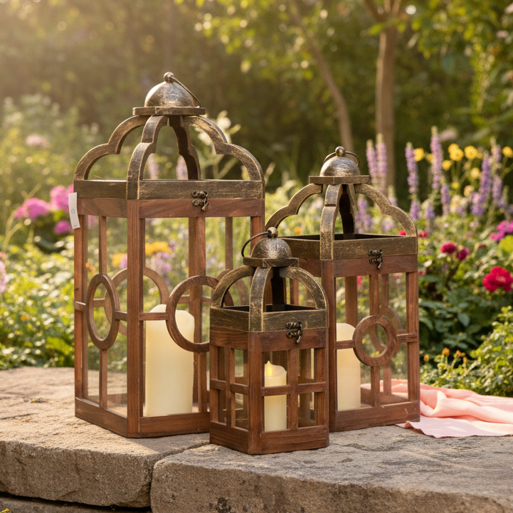 Wooden Lanterns