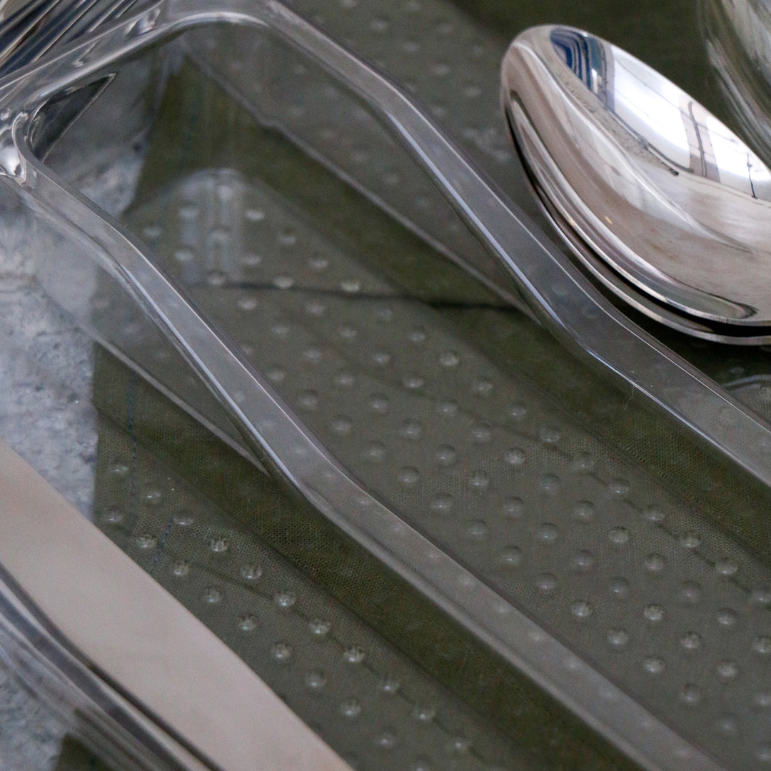 Acrylic Cutlery Organizer – 5 Compartments