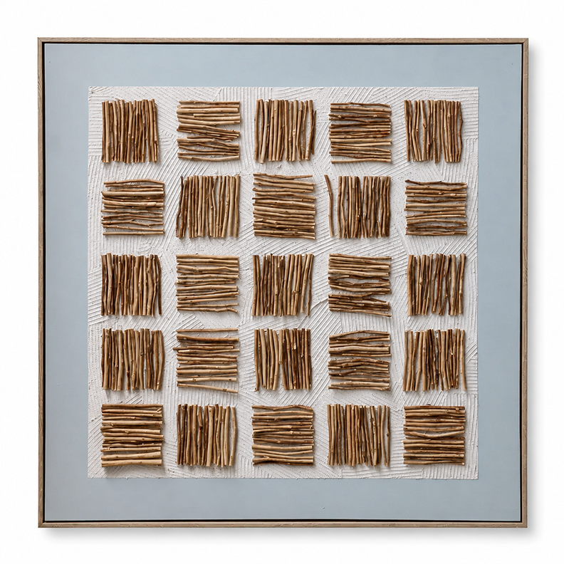 Natural Grid Wall Art