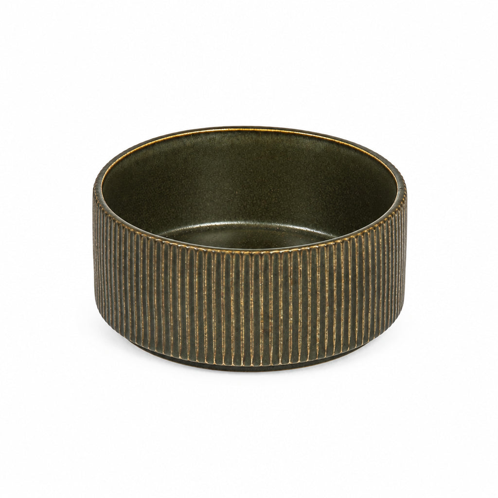 Charcoal Reed Dinnerware Set
