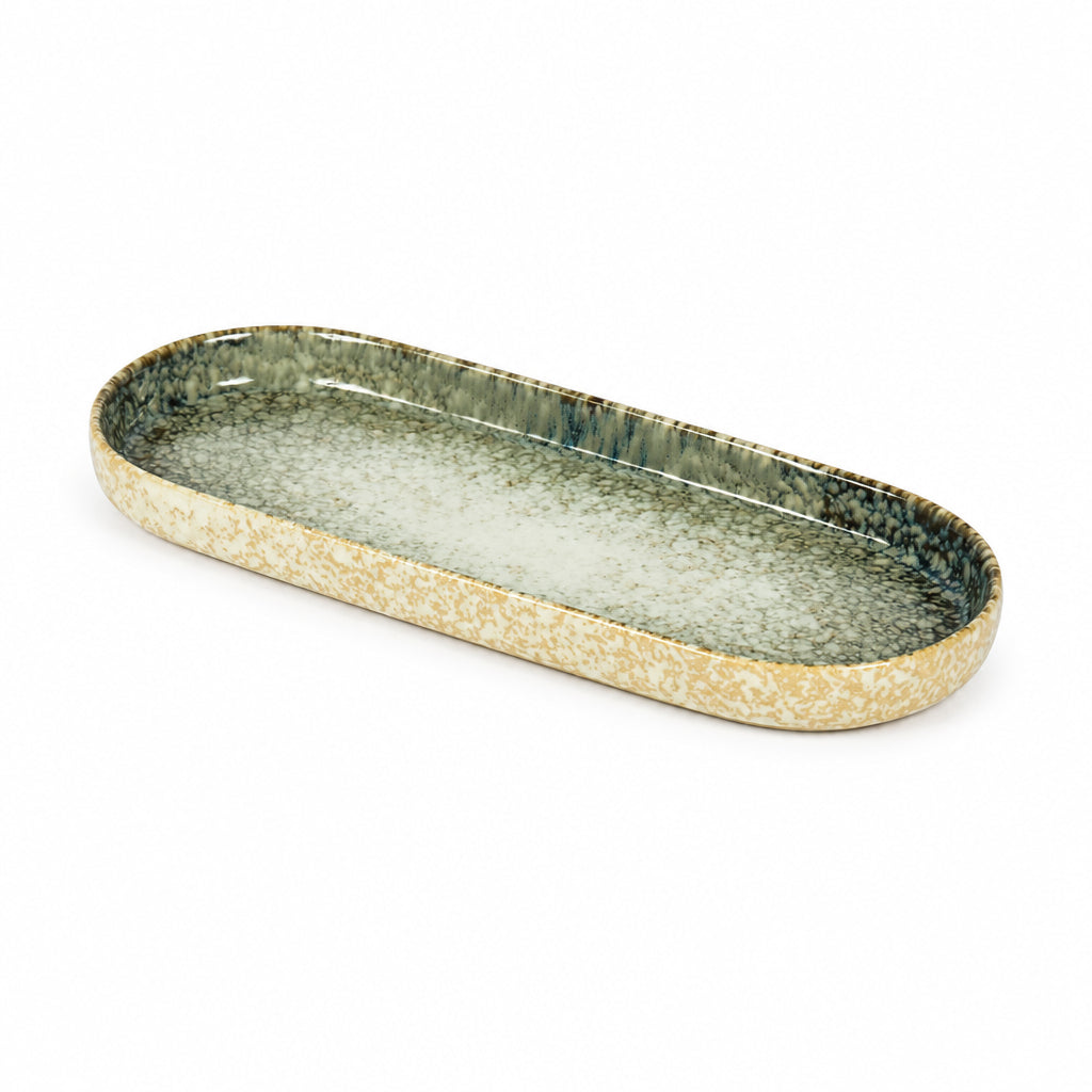 Moss Speckled Dinnerware Set