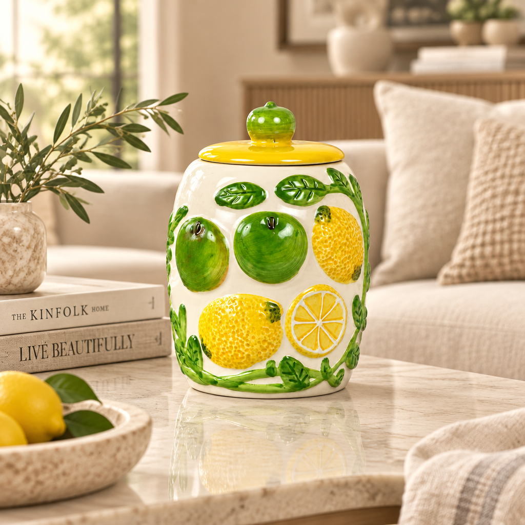 Citrus Orchard Tall Jar