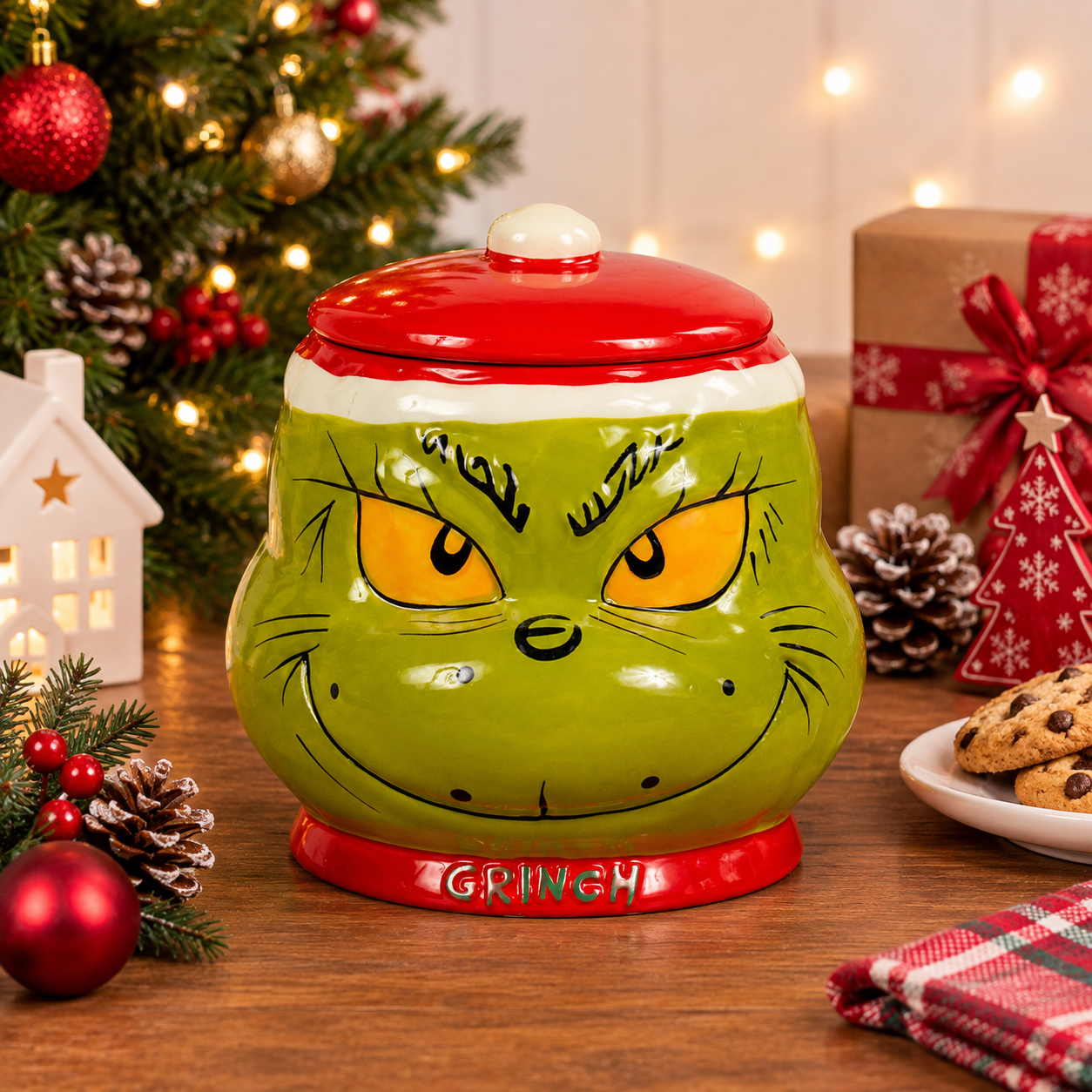 Grinch Cookie Jar