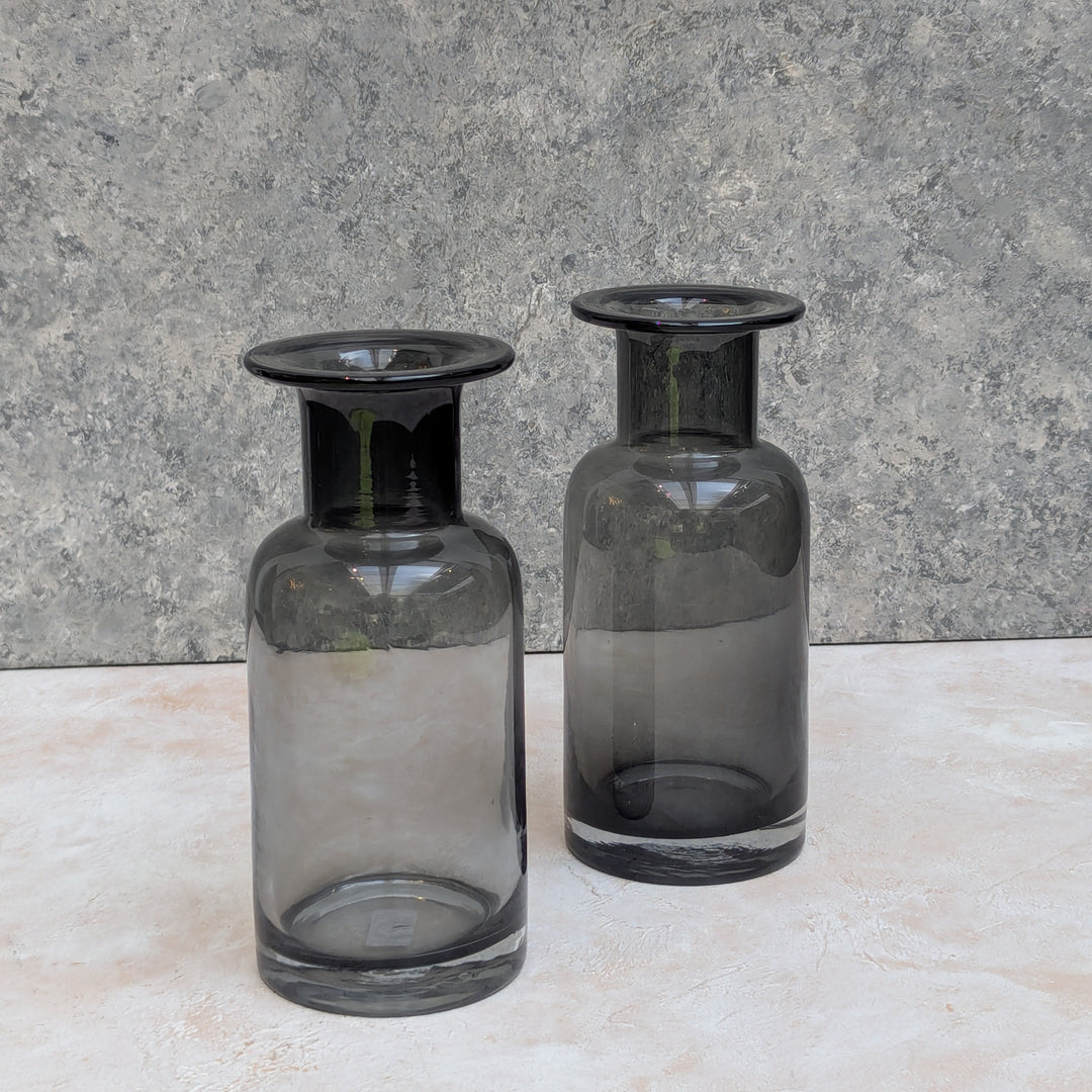 Black Glass Vase