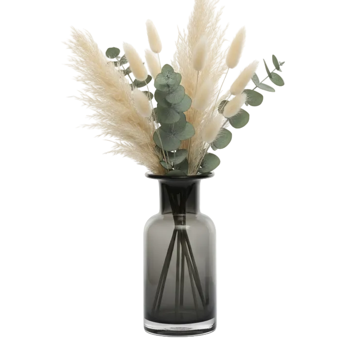 Black Glass Vase