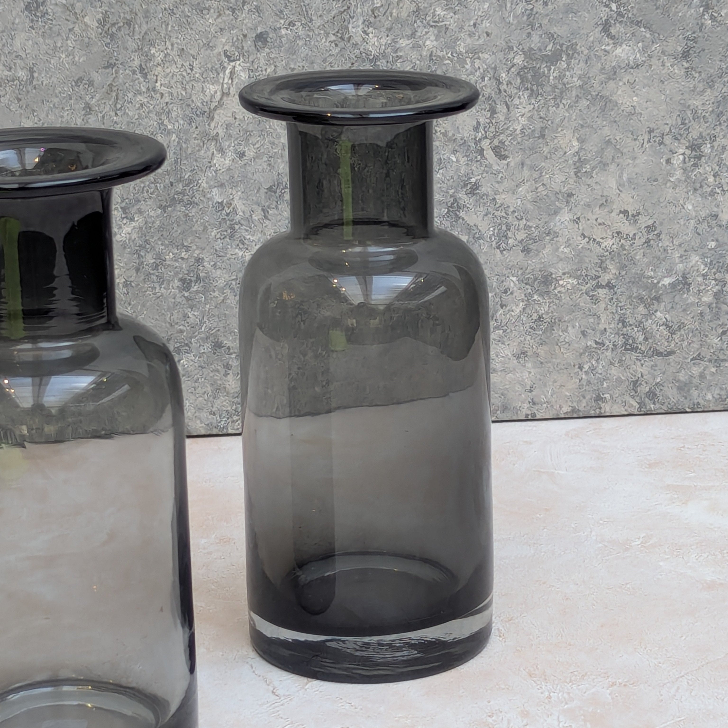 Black Glass Vase