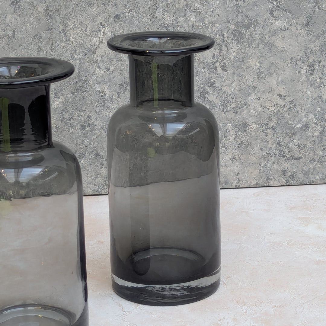 Black Glass Vase