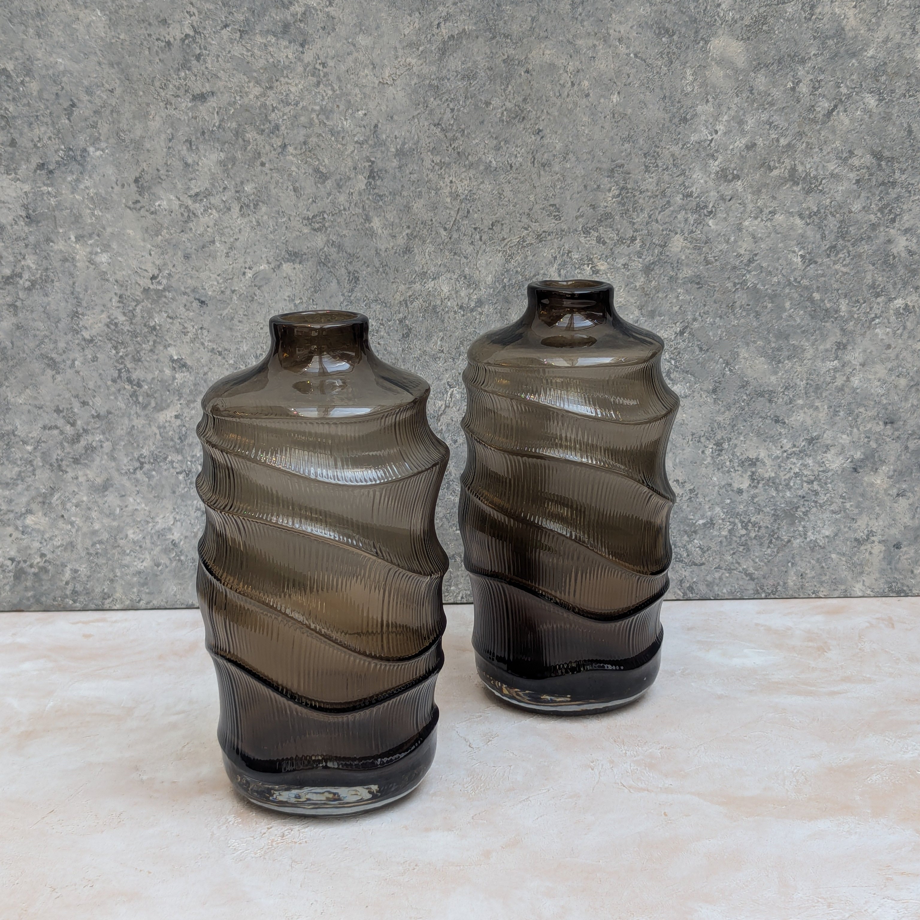 Black Glass Vase