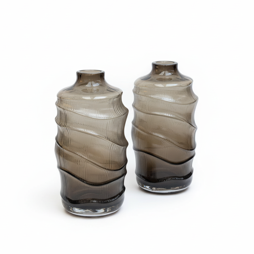 Black Glass Vase