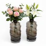 Load image into Gallery viewer, Black Glass Vase
