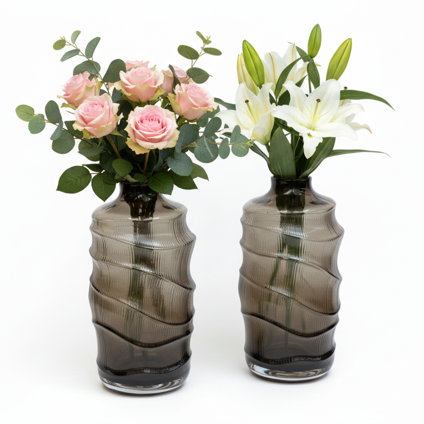 Black Glass Vase