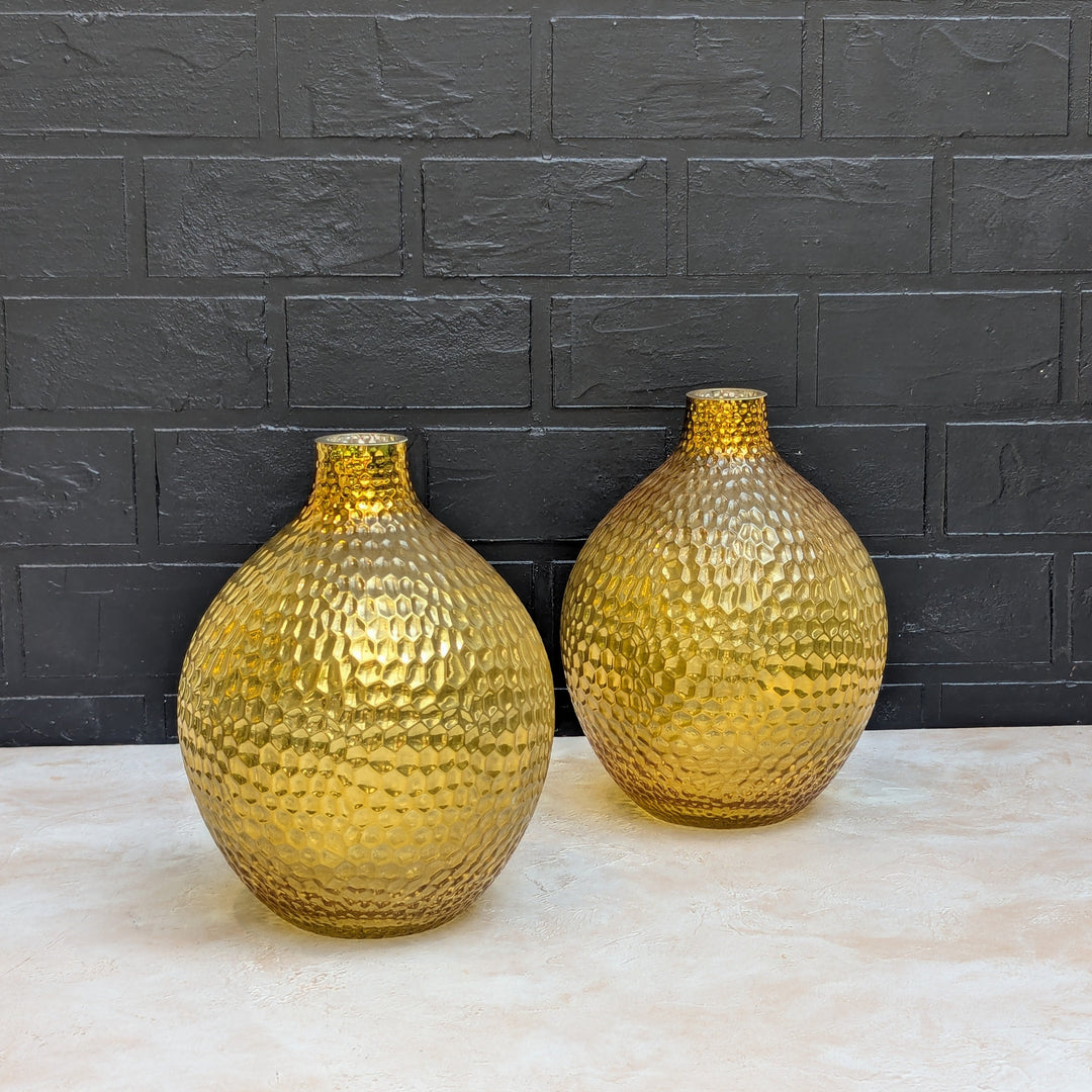 Gold Glass Vase