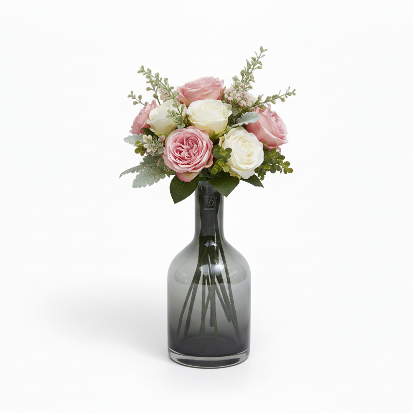 Black Glass Vase