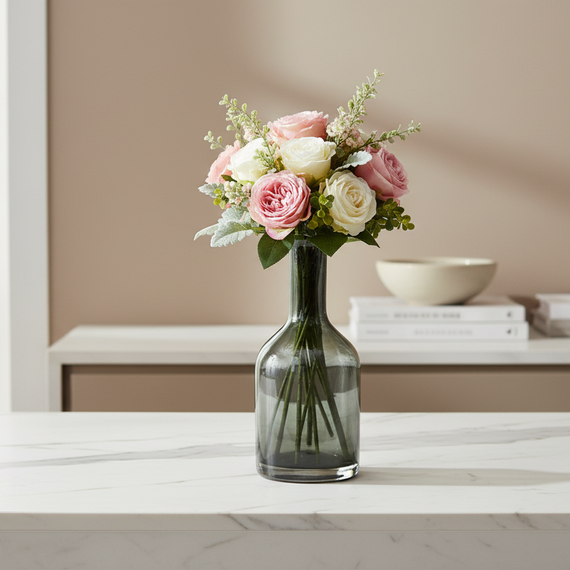 Black Glass Vase