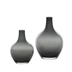 Load image into Gallery viewer, Simple Black Glass Vase
