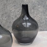 Load image into Gallery viewer, Simple Black Glass Vase
