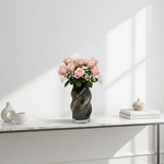 Load image into Gallery viewer, Black Glass Vase
