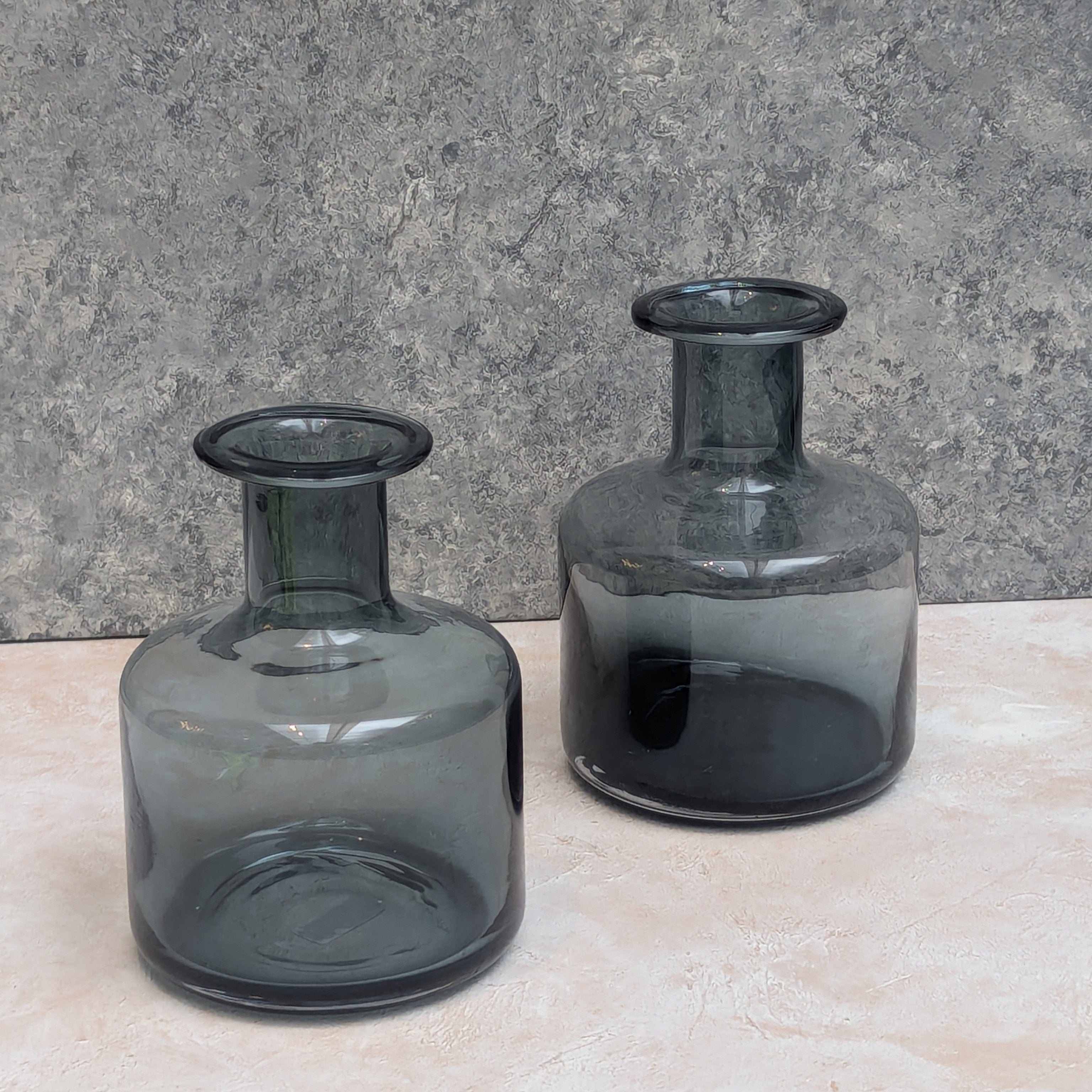 Black Glass Vase