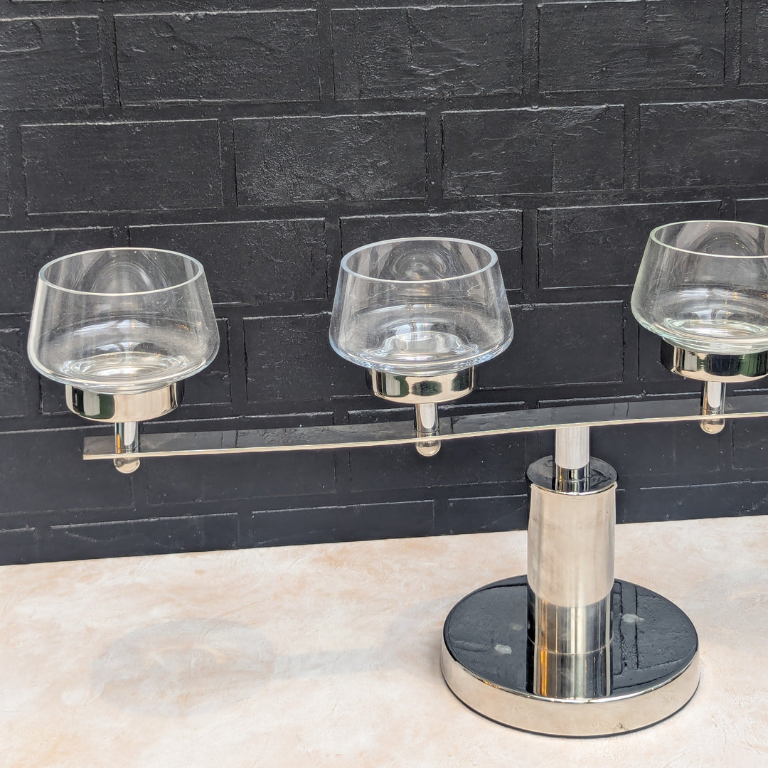 4 Top Glass Candle Holder