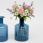 Load image into Gallery viewer, Blue Glass Vase
