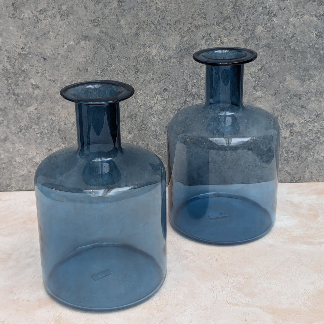 Blue Glass Vase