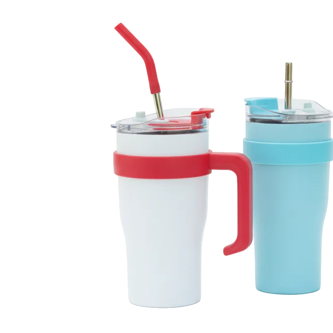 Vacuum Insulated Bottle with Straw