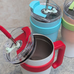 Load image into Gallery viewer, Vacuum Insulated Bottle with Straw
