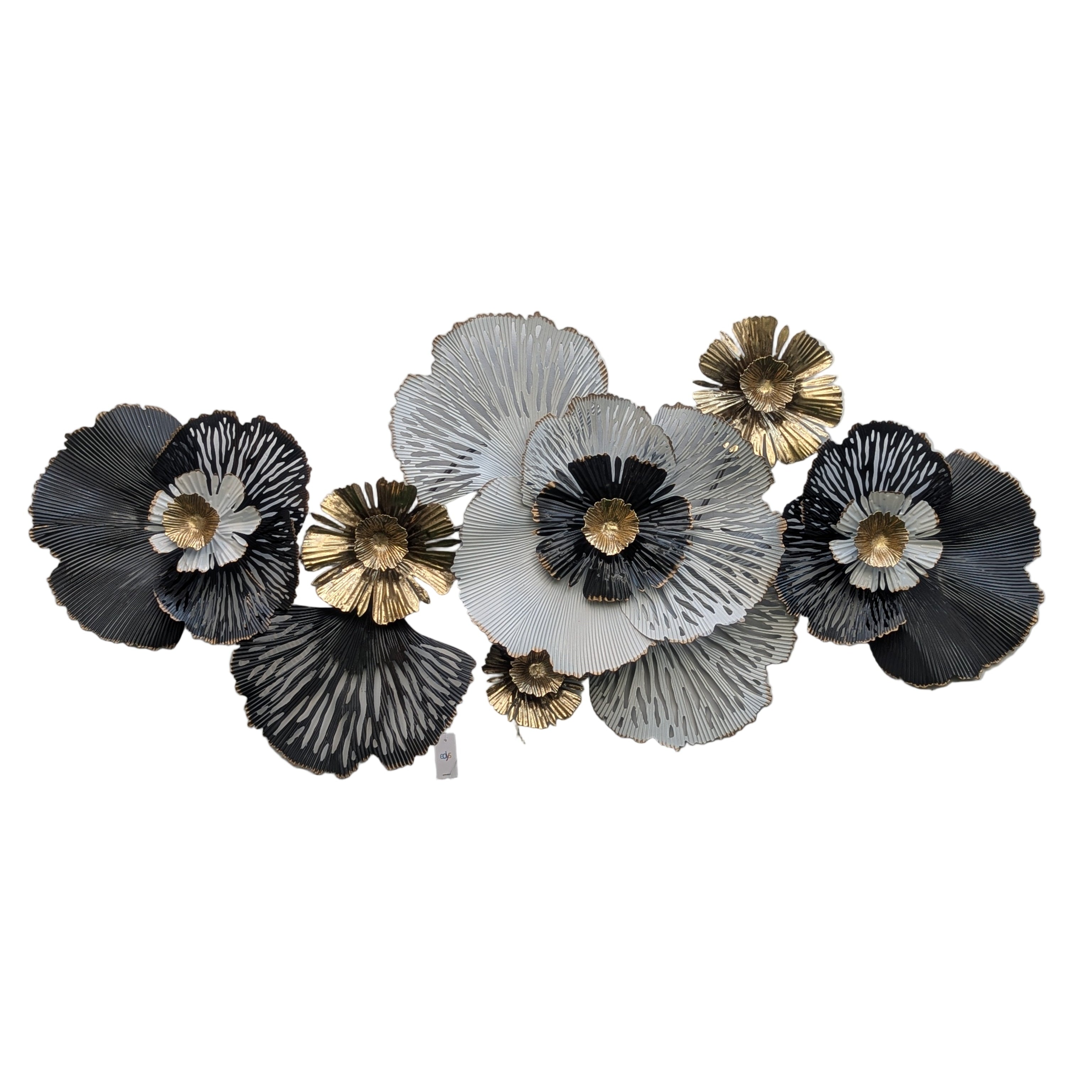 Black and White Flower Deco