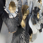 Load image into Gallery viewer, Black and White Flower Deco
