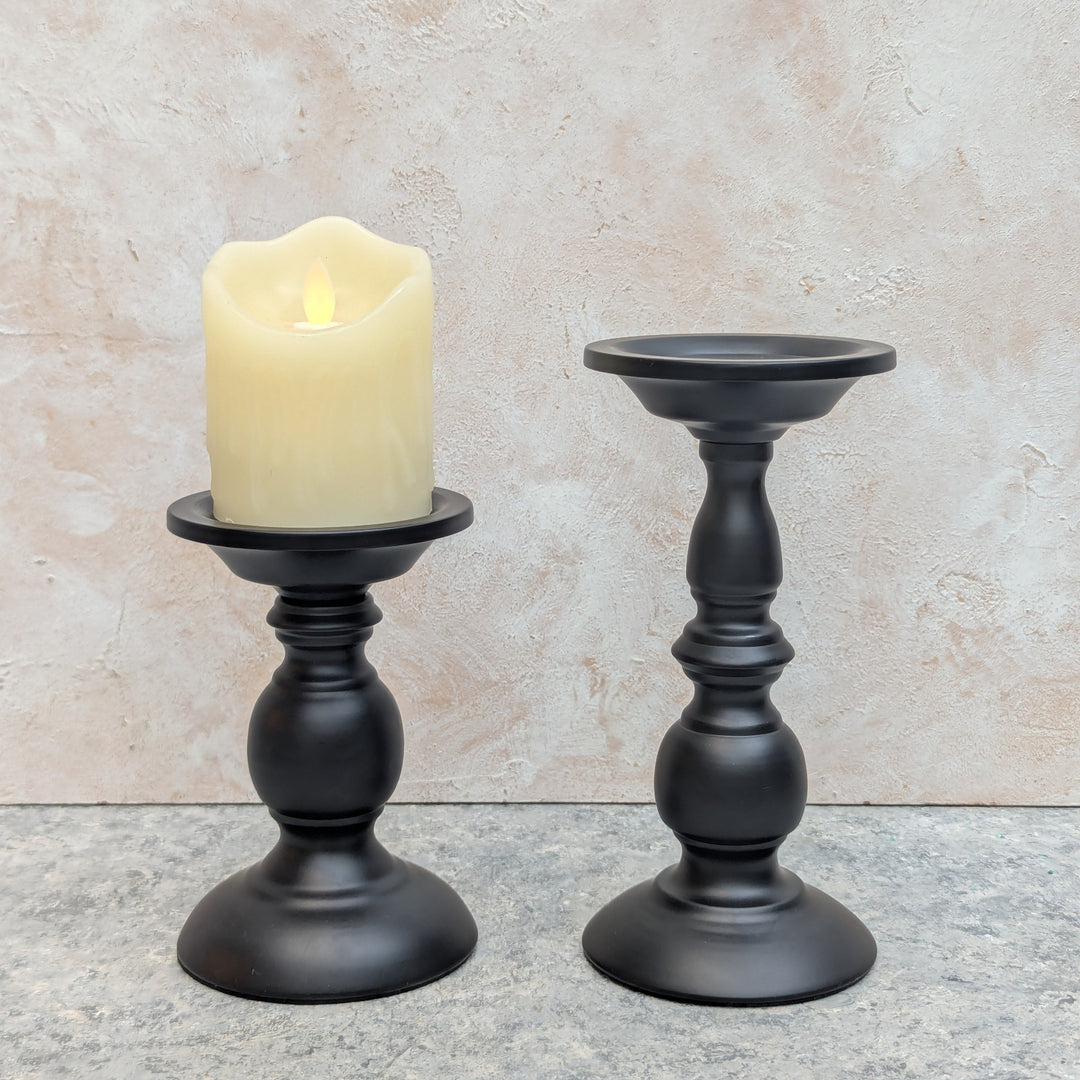 Black Candle Holder