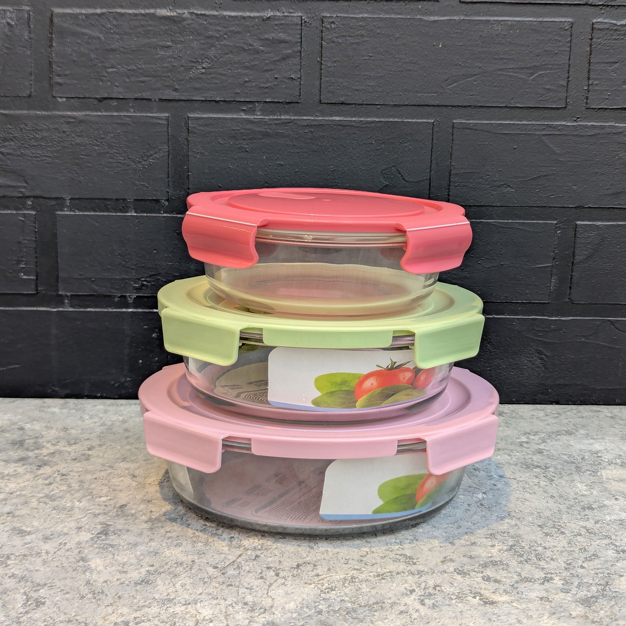 Round Glass Fresh Box