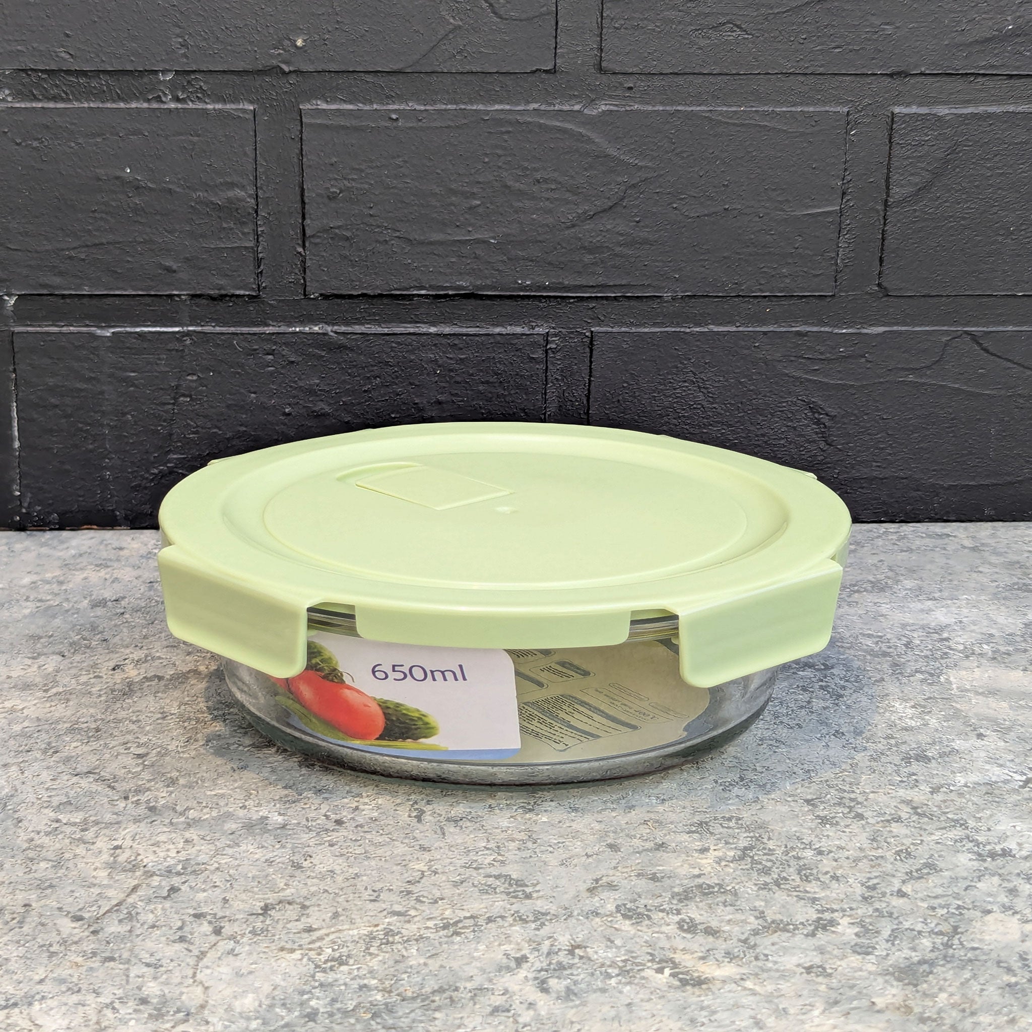 Round Glass Fresh Box