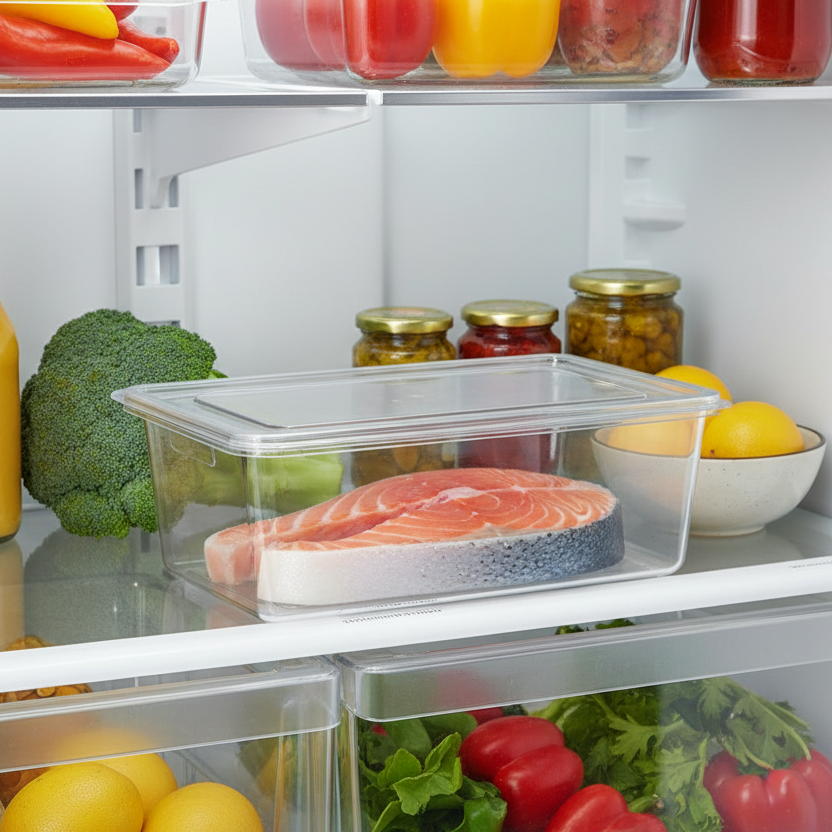 Fridge Storage Box with Lid