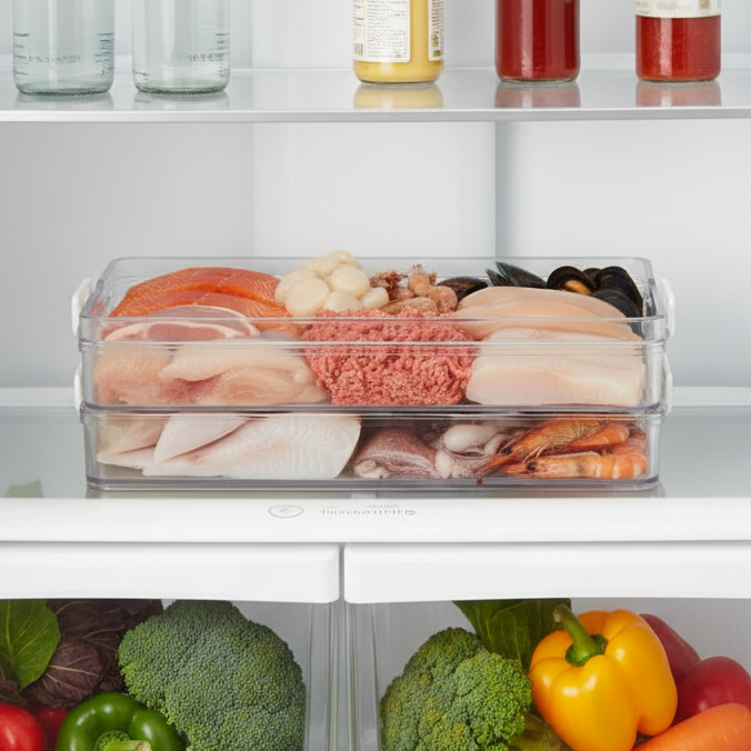 Double Storage Box with Lock