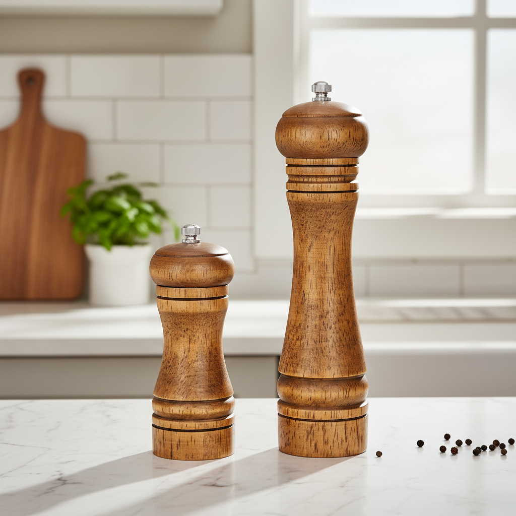 Premium  Wooden Salt and Pepper Grinder