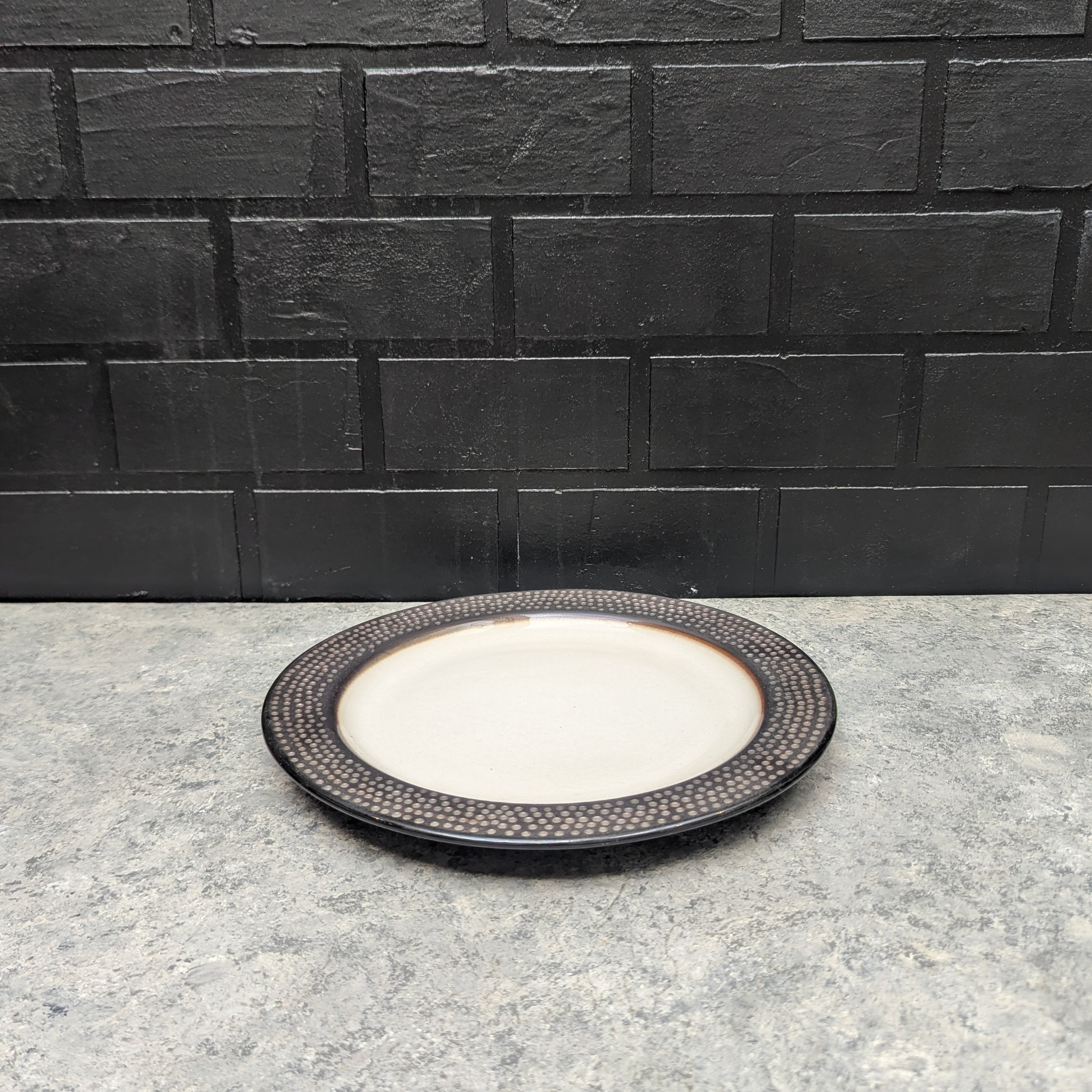 Black and White Ceramic Dinnerware Set