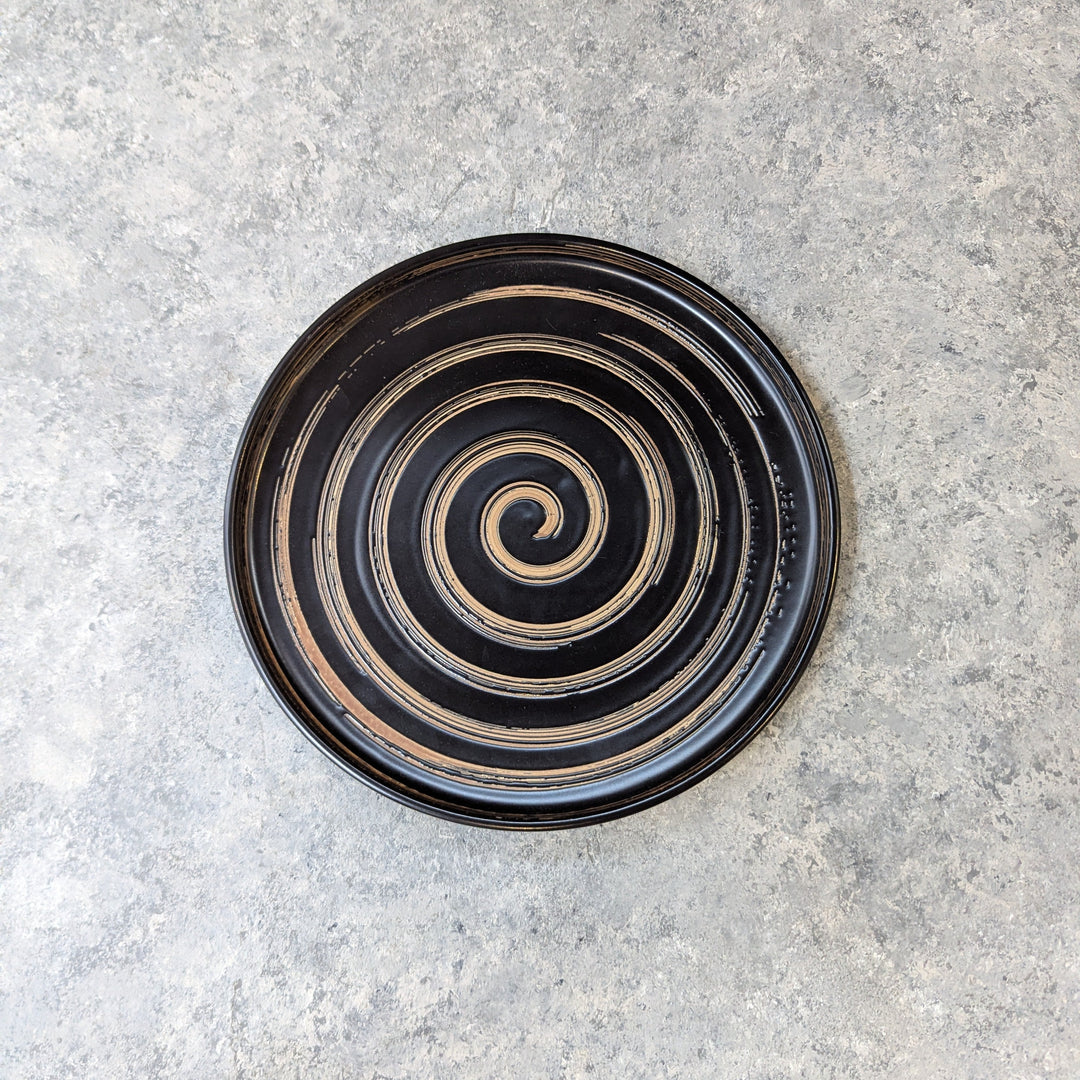 Elegant Black Ceramic Tableware Set