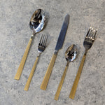 Load image into Gallery viewer, Half Gold Cutlery Set
