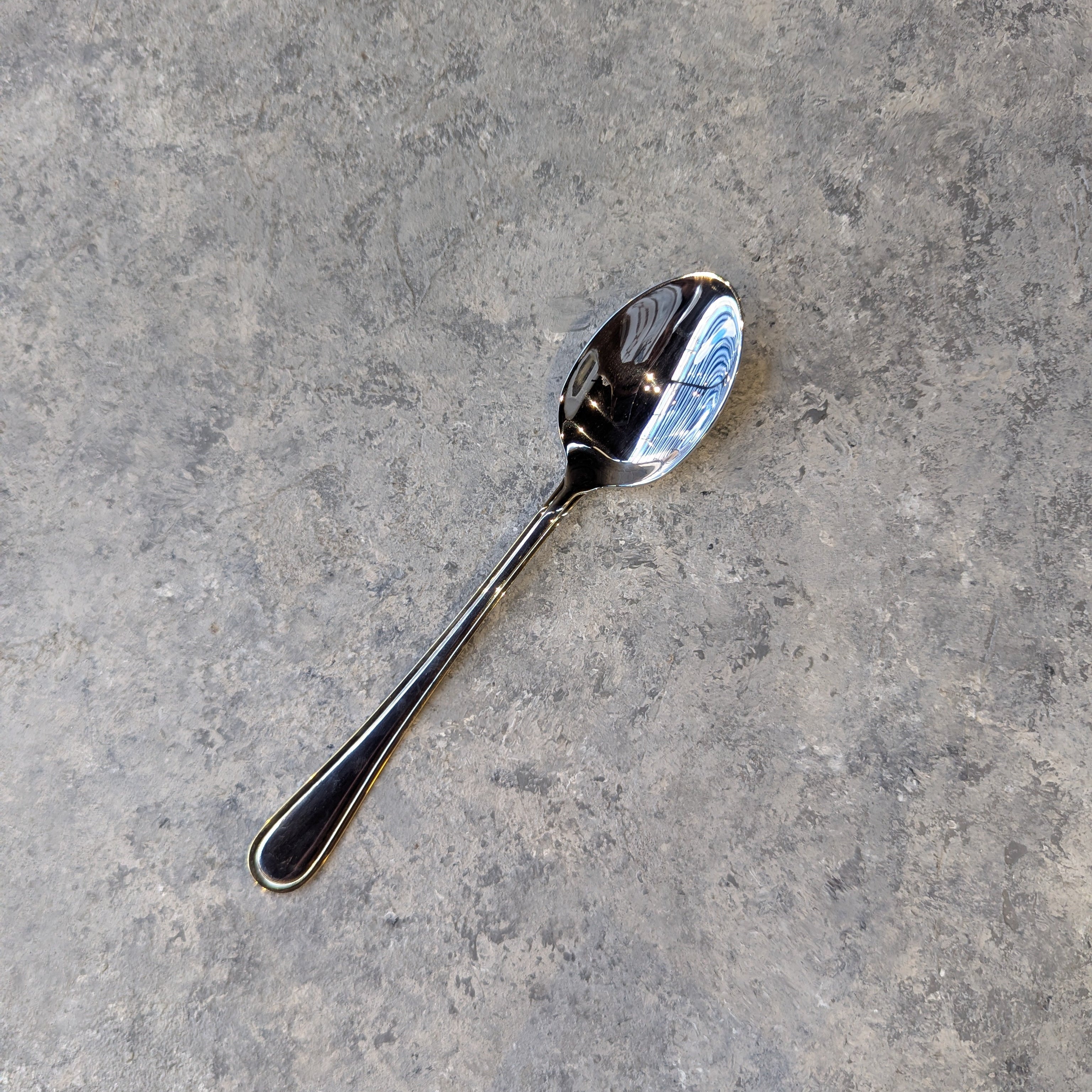 Silver with Gold Line Cutlery Set