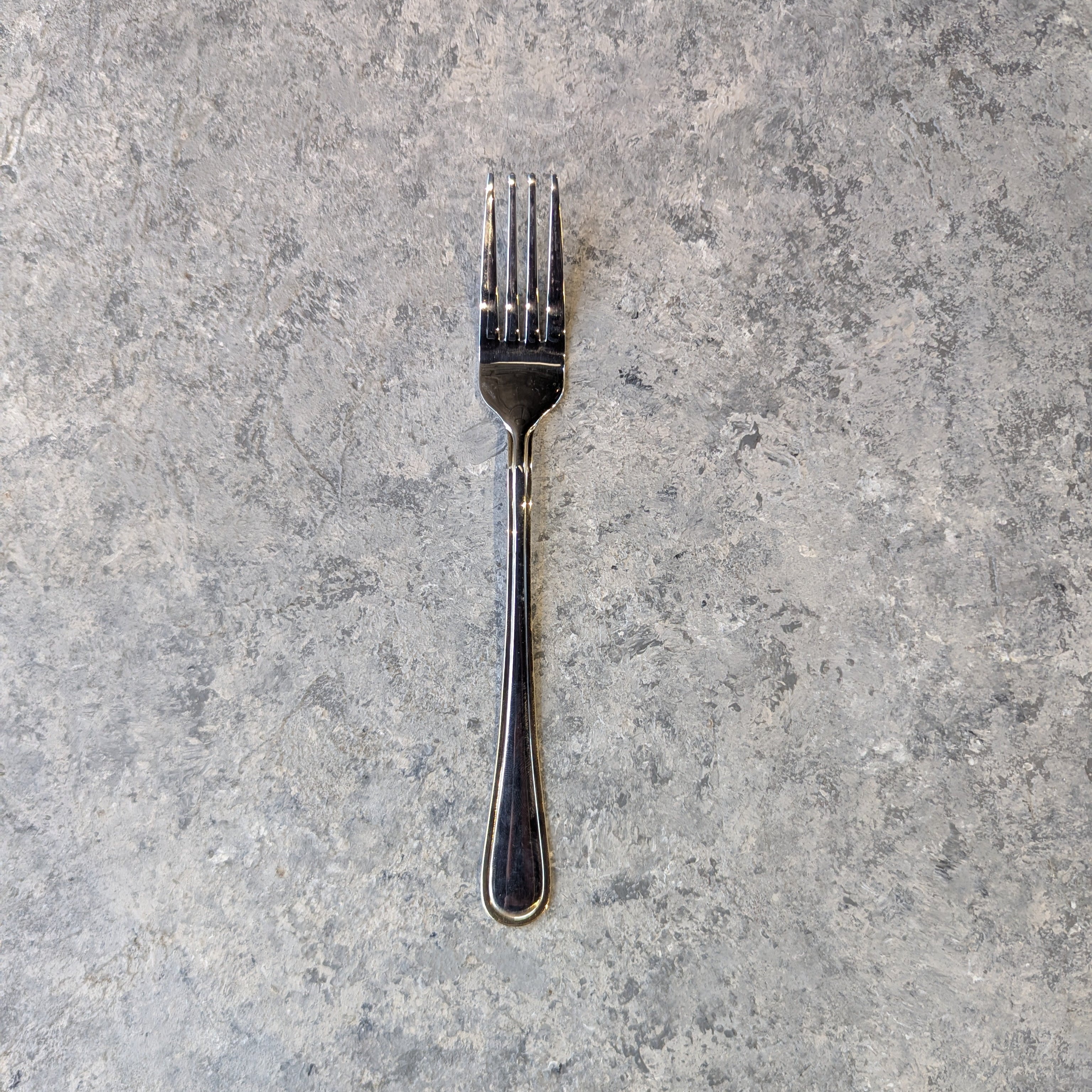 Silver with Gold Line Cutlery Set