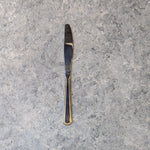Load image into Gallery viewer, Silver with Gold Line Cutlery Set
