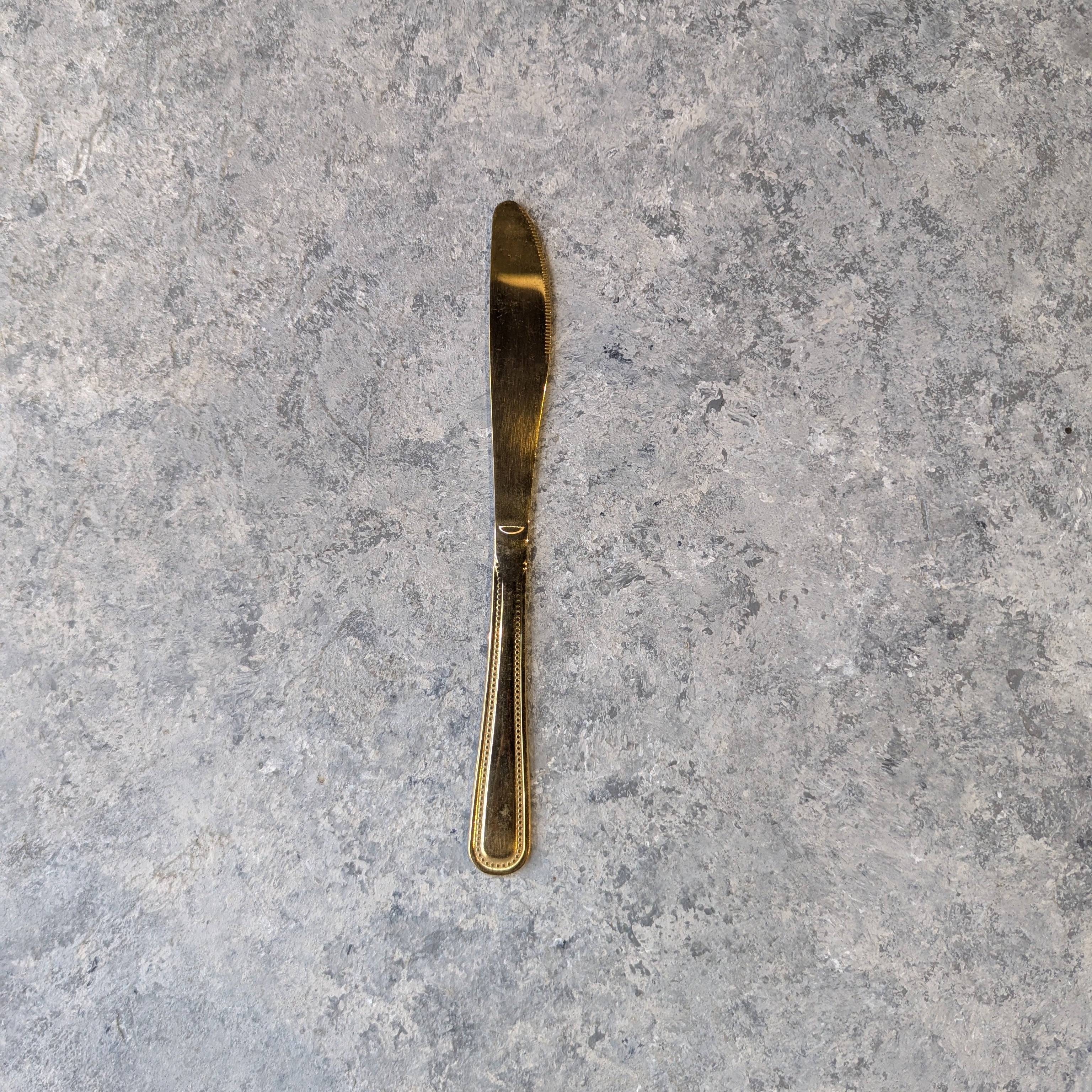 Gold Design Border Cutlery Set