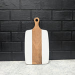 Load image into Gallery viewer, Wood and Marble Pizza Tray
