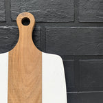 Load image into Gallery viewer, Wood and Marble Pizza Tray
