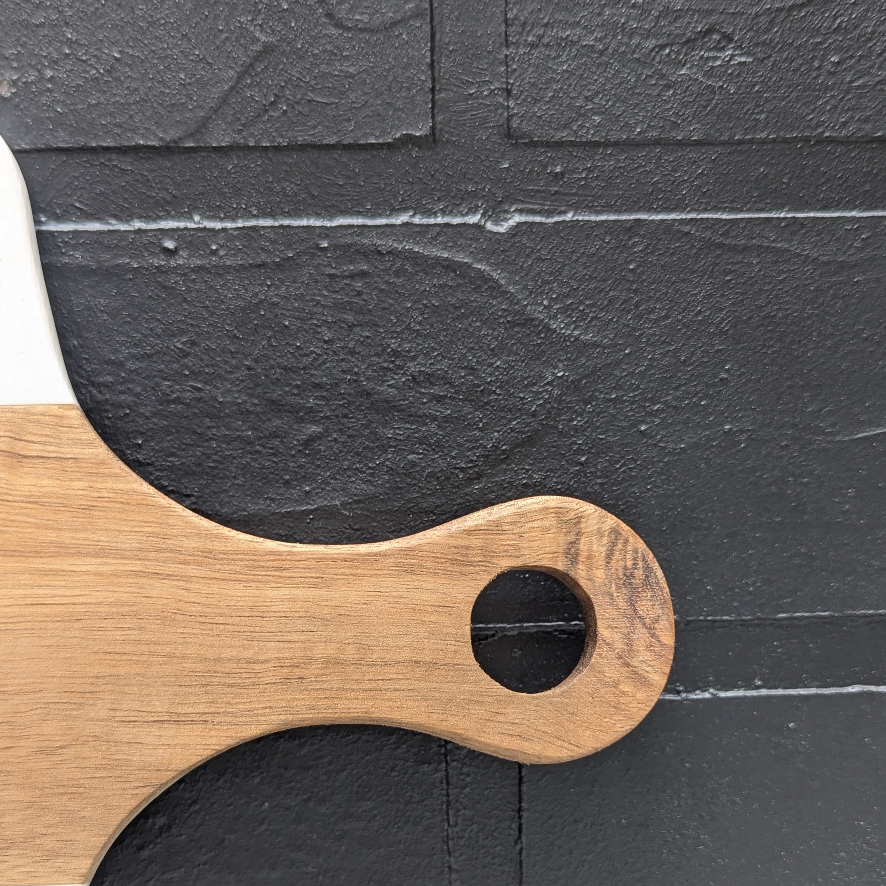 Wood and Marble Pizza Tray