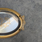 Load image into Gallery viewer, Gold and Silver Oval Tray
