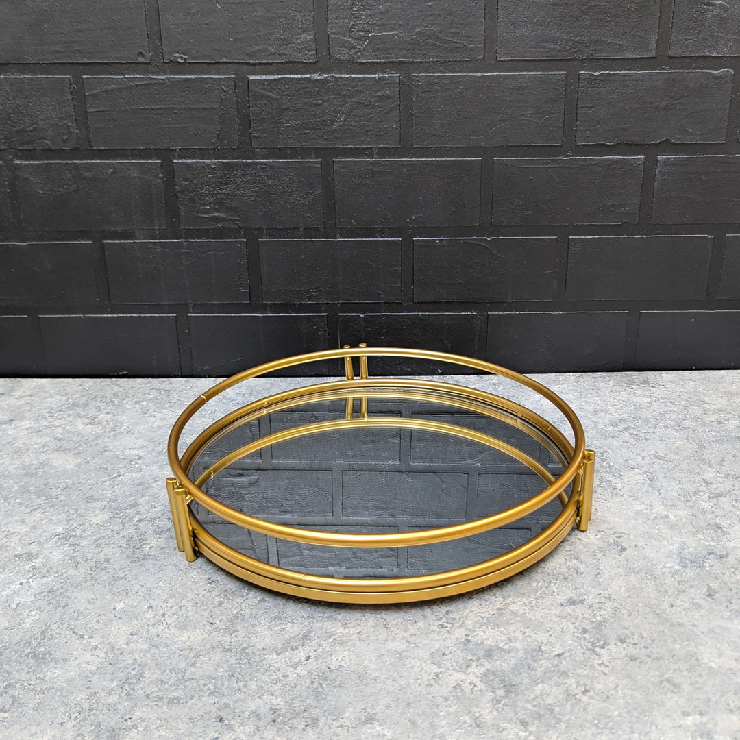 Round Mirror Tray