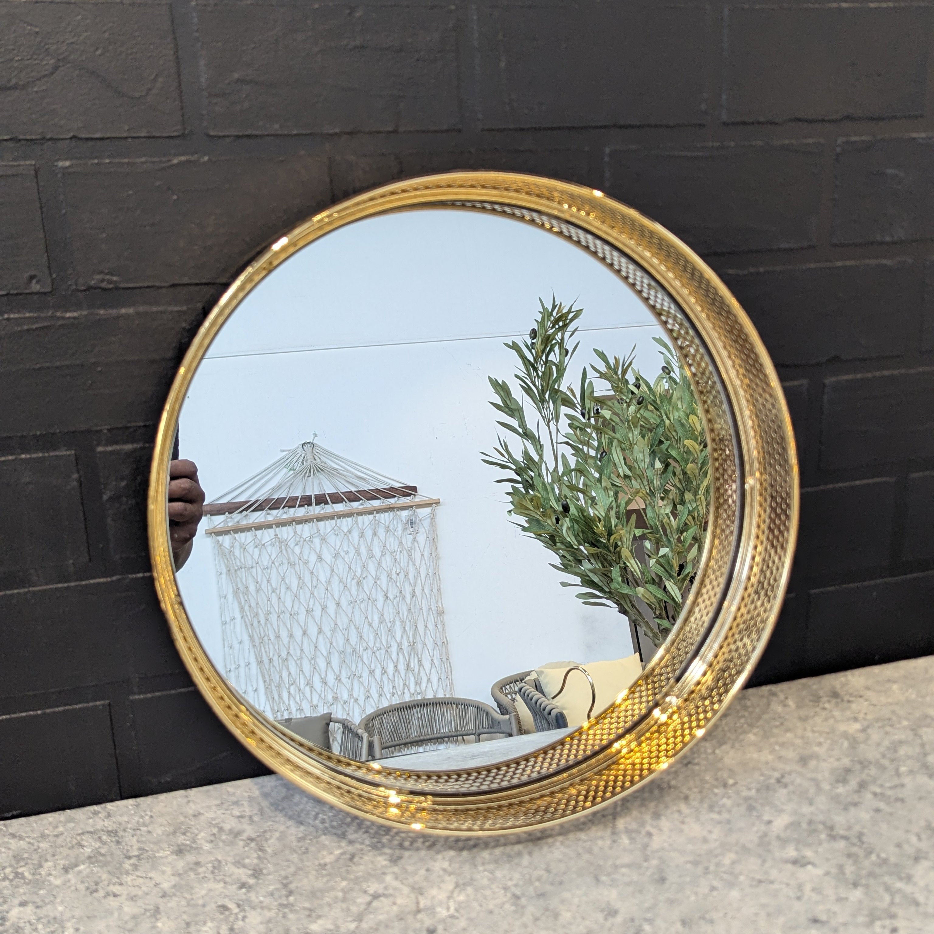 Gold Mirror Tray