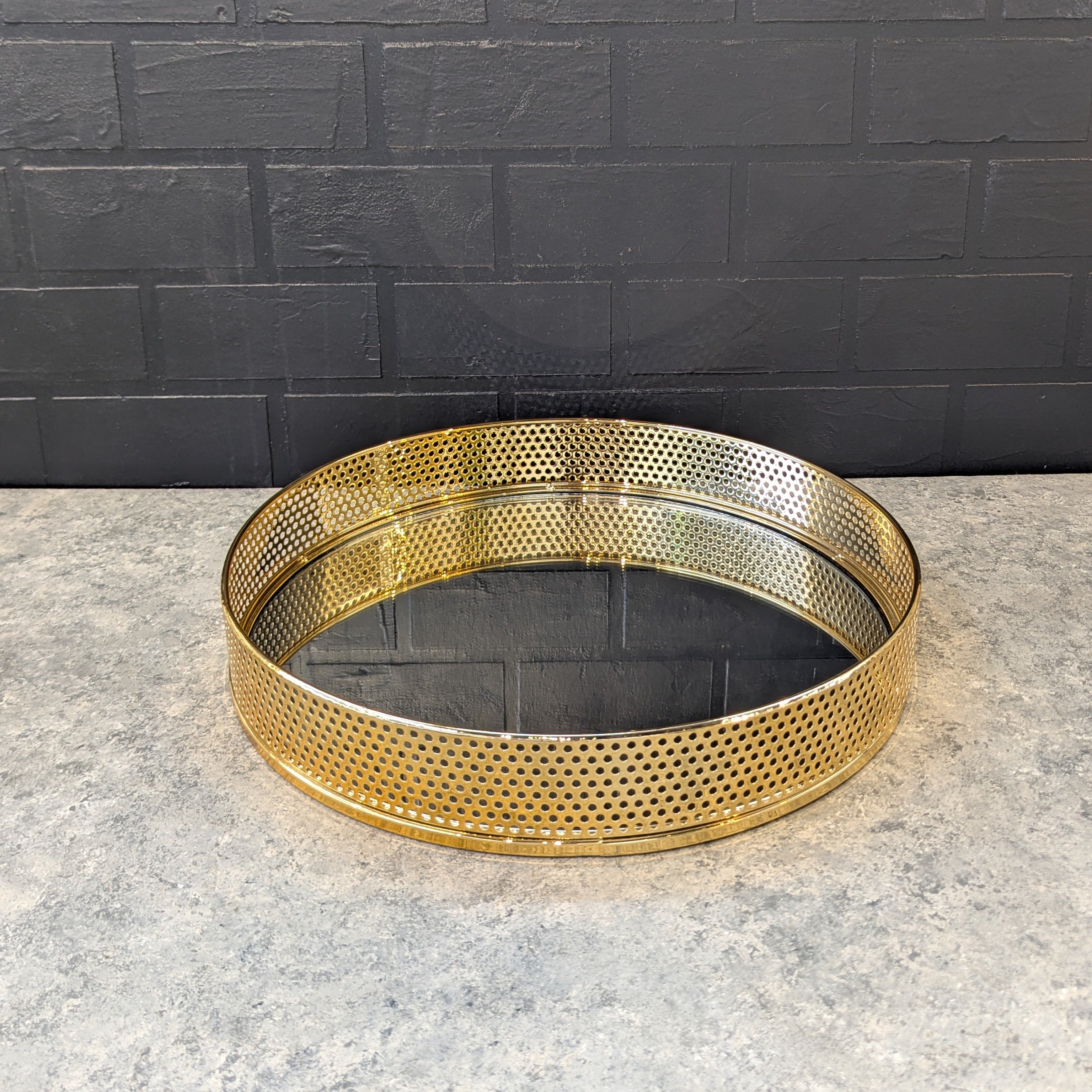 Gold Mirror Tray